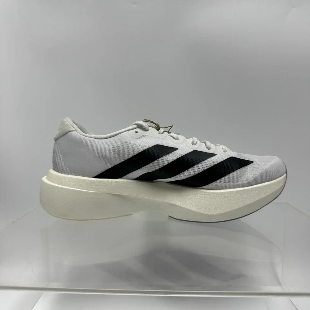 Adidas Evo SL White Black JH6206 Running Shoes Sneakers Men's Size 8.5 Worn 1X